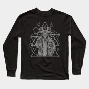 Occult Sacred Geometry Baphomet Long Sleeve T-Shirt